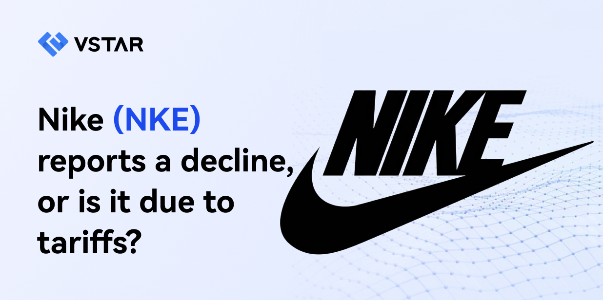 Nike (NKE) reports a decline, or is it due to tariffs?